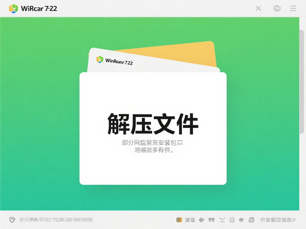 解压文件：部分网盘上的安装包可能以压缩文件形式提供